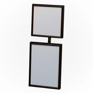 Evans Double Ophthalmic Wall Mirror