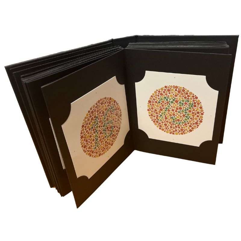 38 Plate Ishihara Color Blindness Test Book - Complete Eye Testing Kit For Red-Green Deficiency